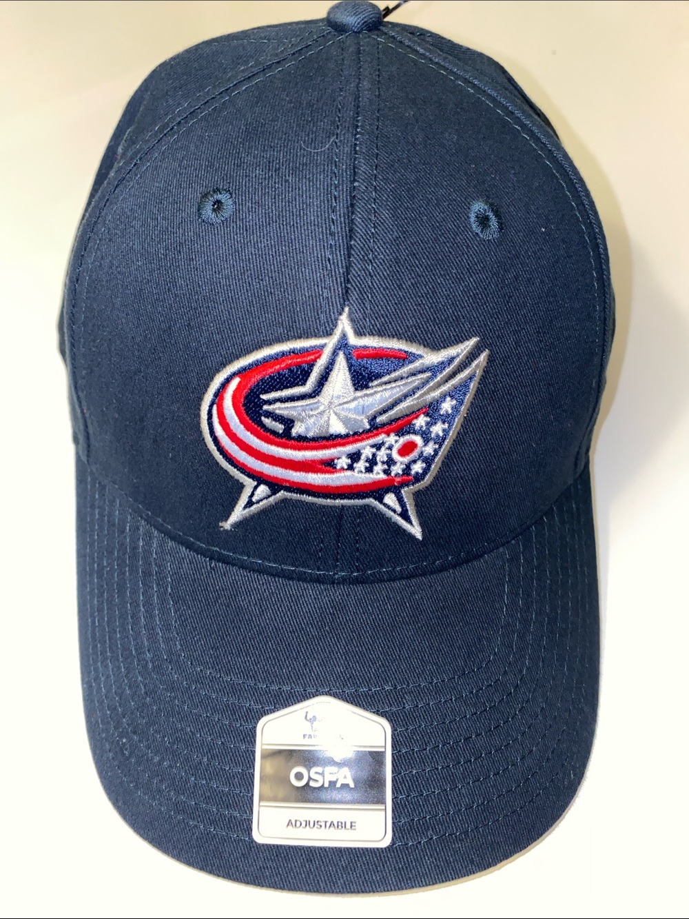 NHL Columbus Bluejackets Strapback Hat BLUE